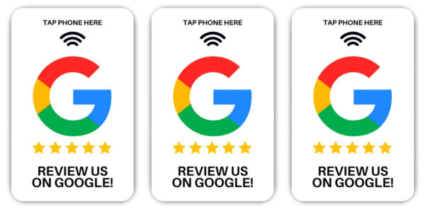 Google Reviews Tap Card 3-Pack